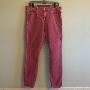 Gap Velour Modern Stretch True Skinny pants